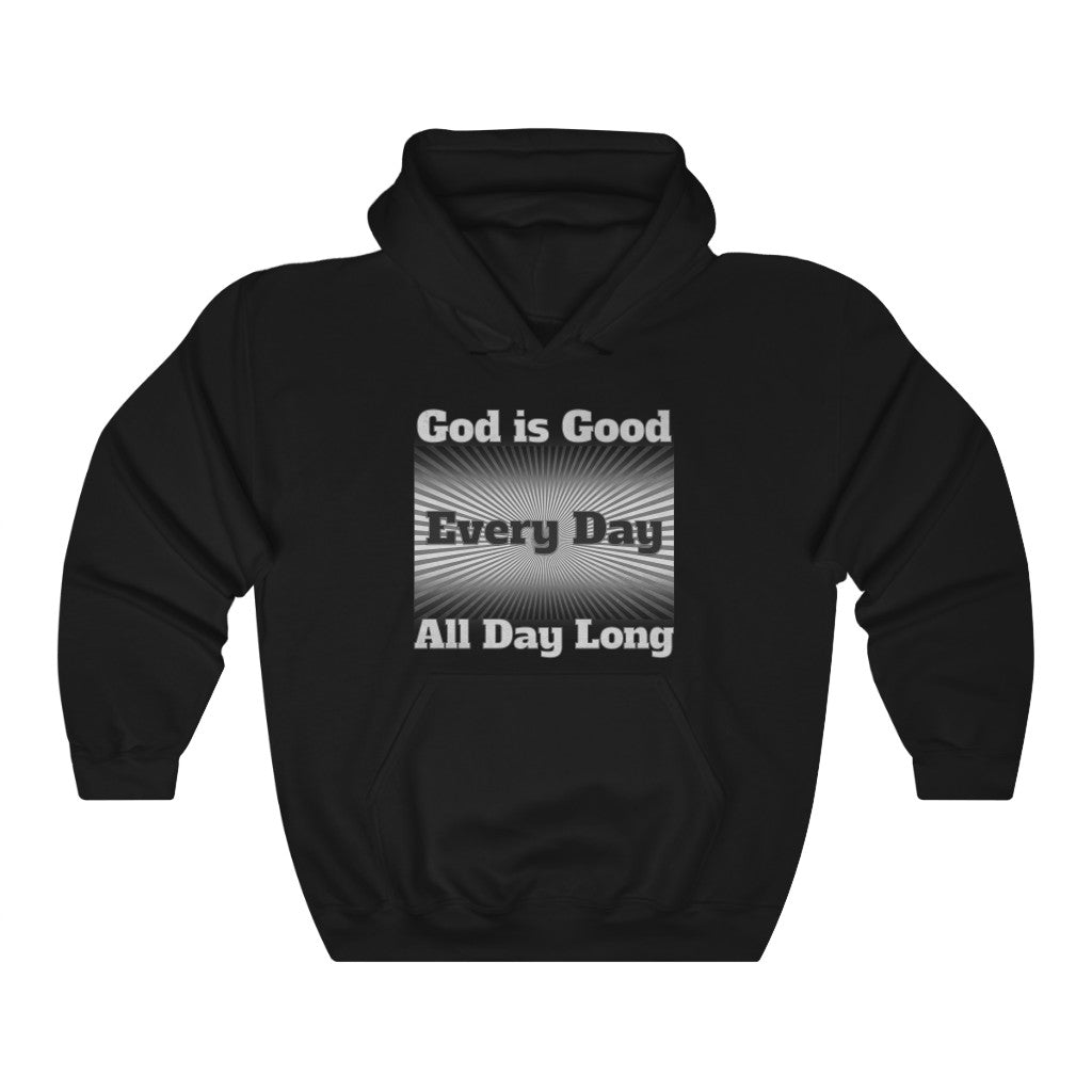 &quot;God is Good Every Day All Day Long&quot; Sunburst Hoodie